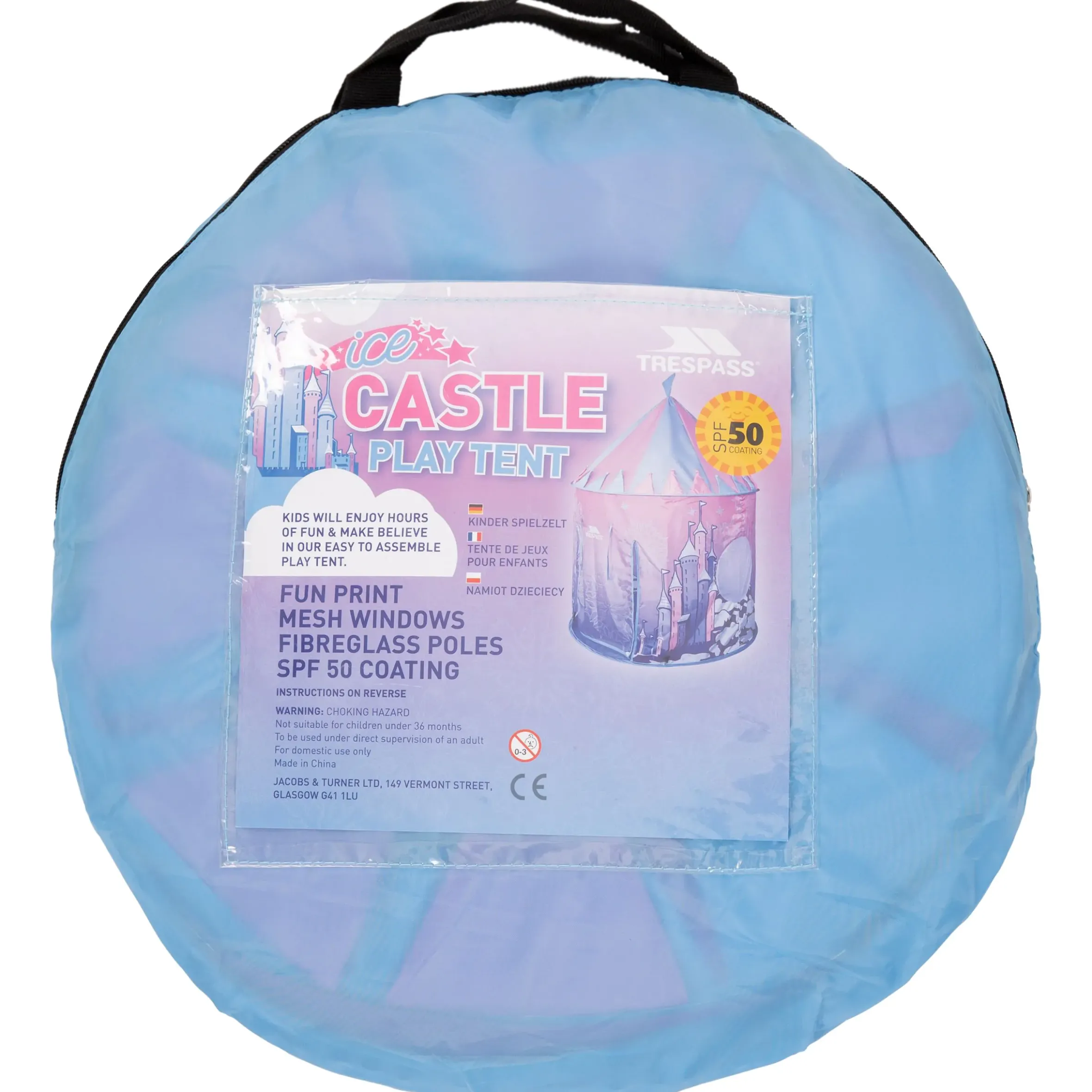 Trespass Chateau Kids Pop Up Play Tent