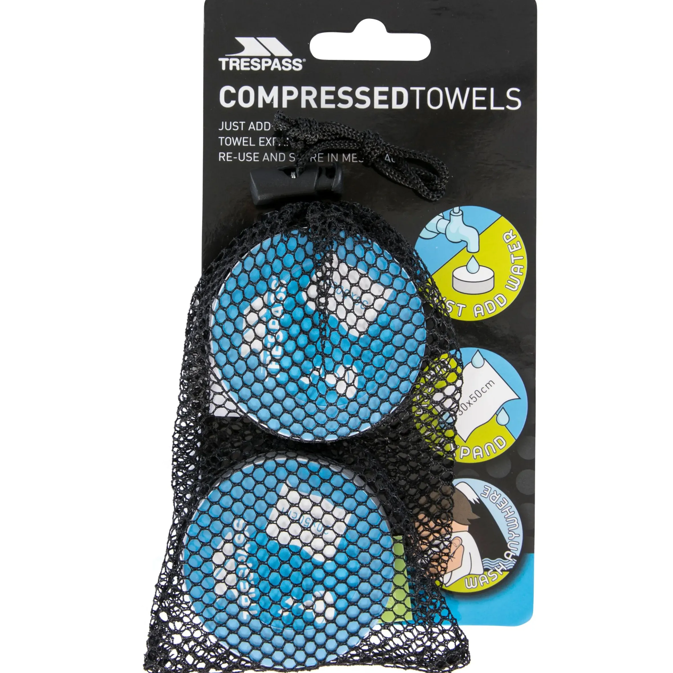 Trespass Compressed Towel 2 Set