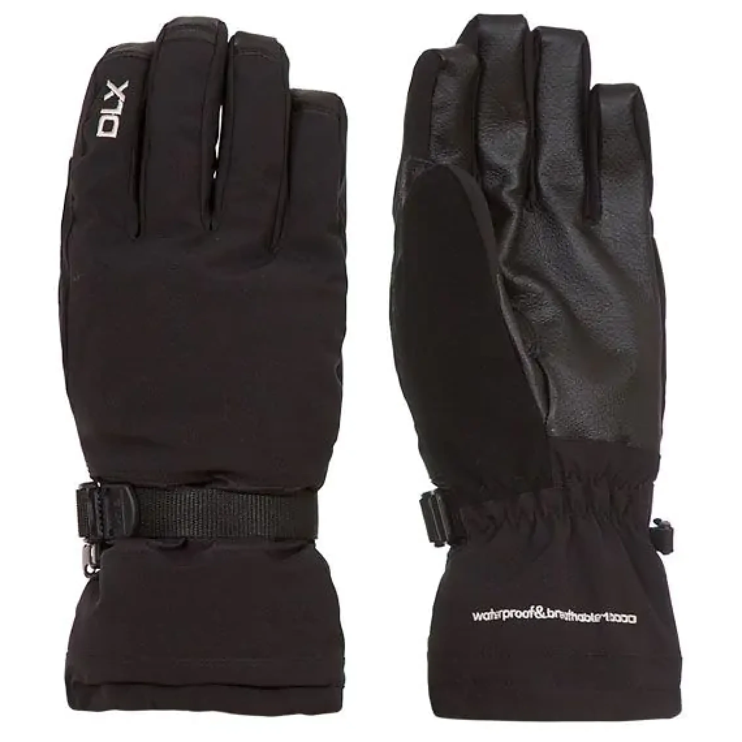 Trespass DLX Unisex Ski Gloves Spectre