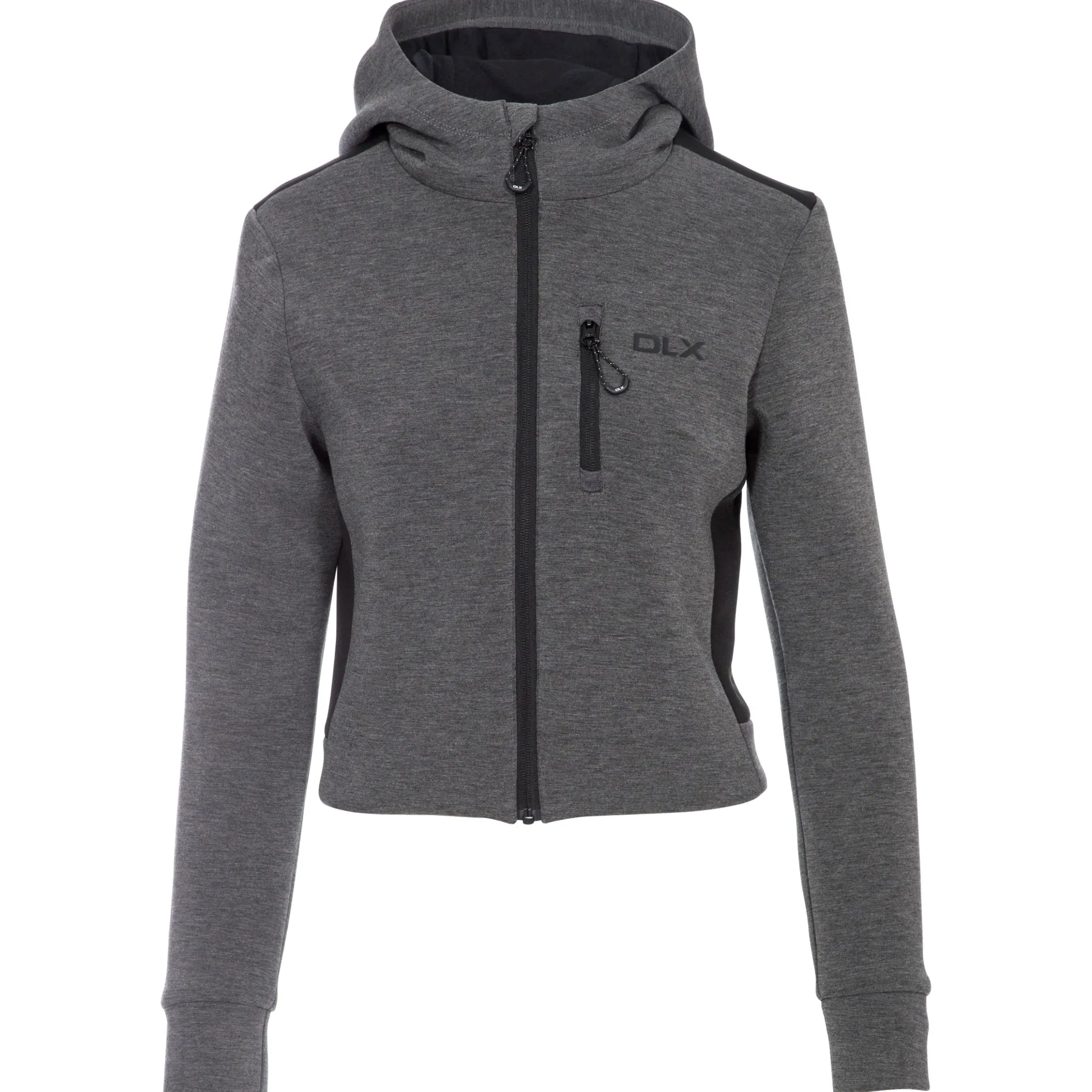 Trespass DLX Womens Cropped Full Zip Hoodie Fernanda