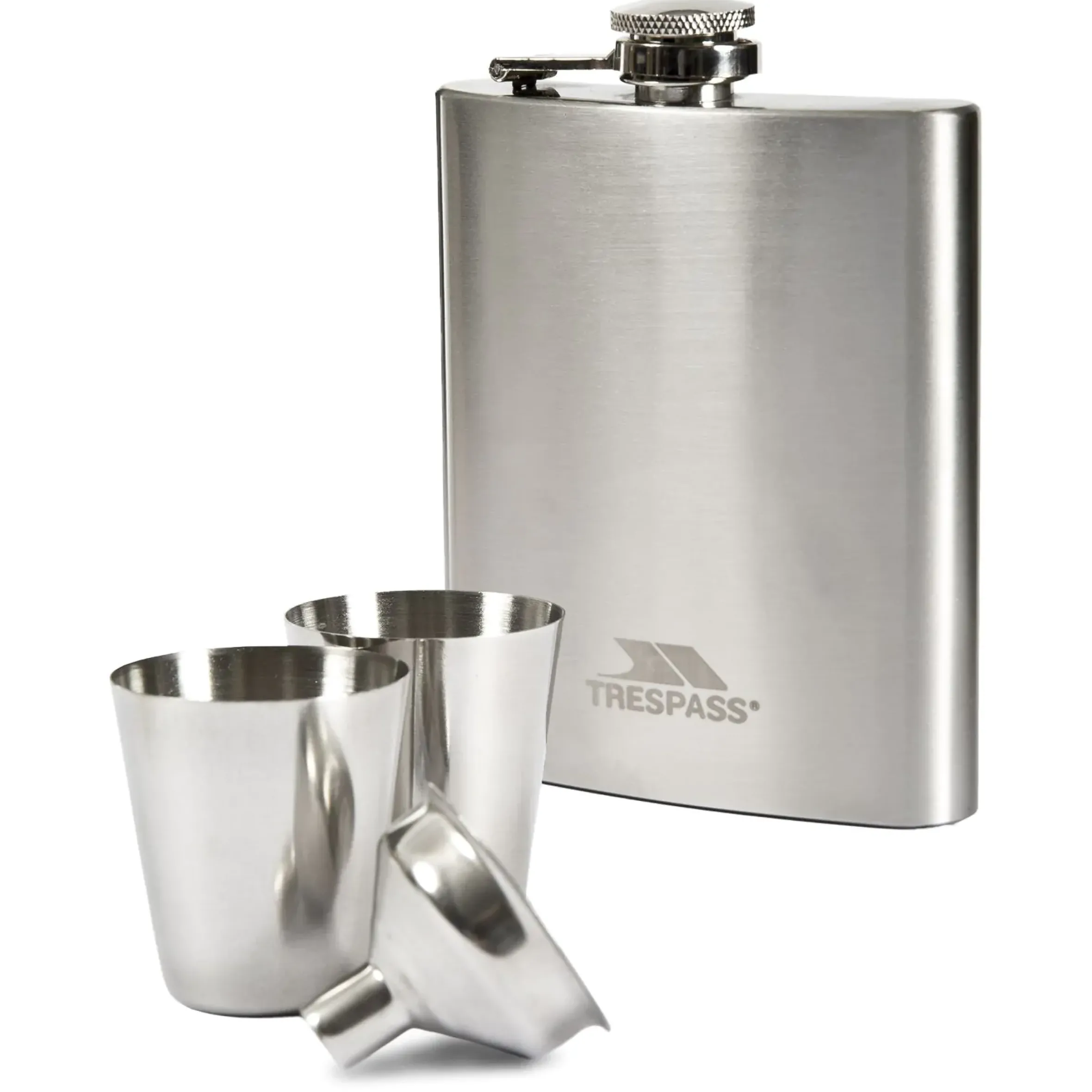 Trespass Dramcask Stainless Steel Hip Flask