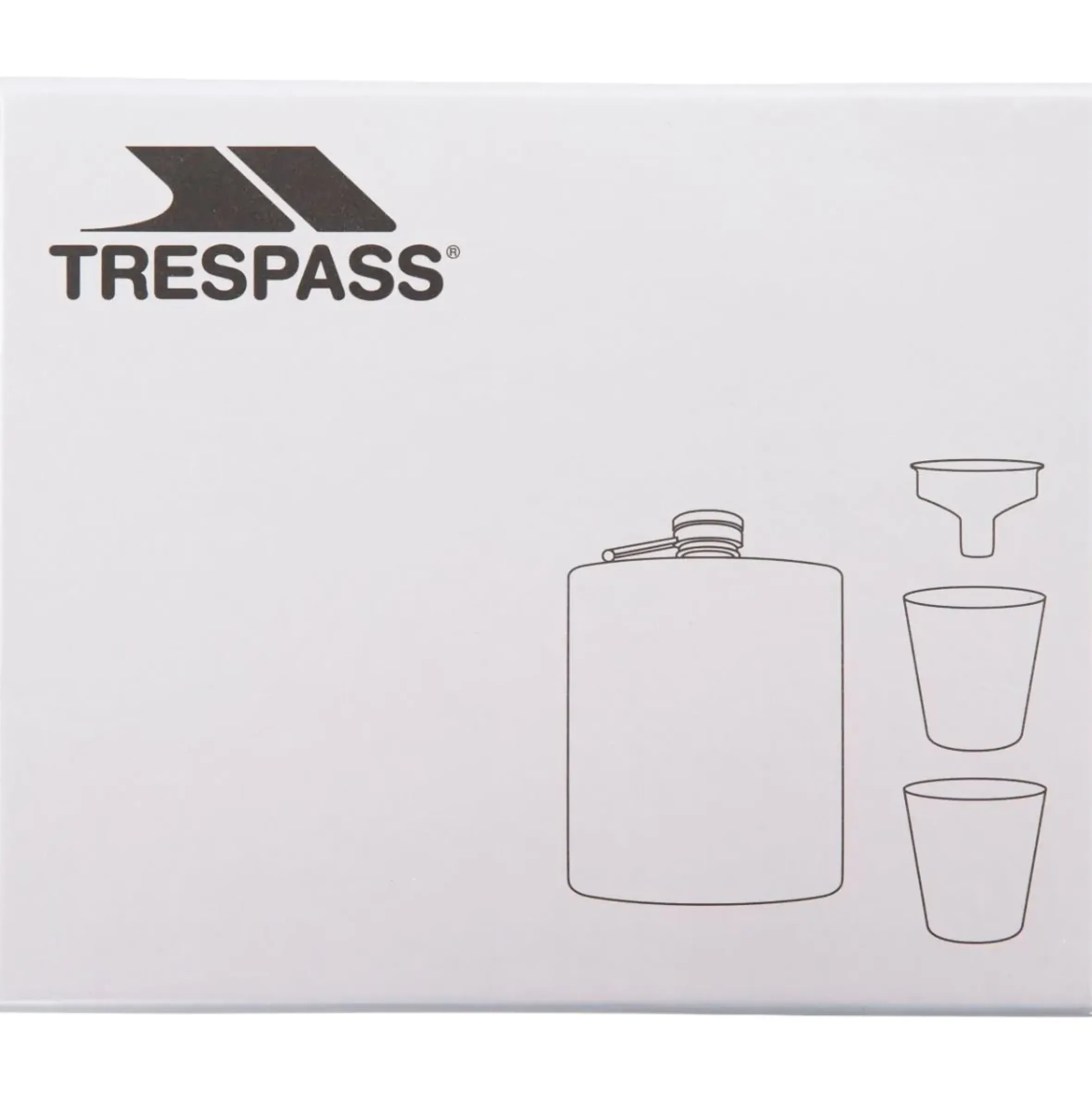 Trespass Dramcask Stainless Steel Hip Flask