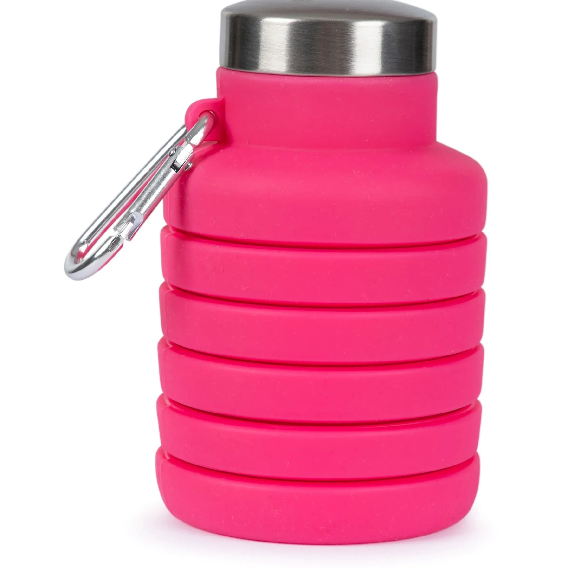Trespass Folded Silicone Bottle With Caribiner Vavo