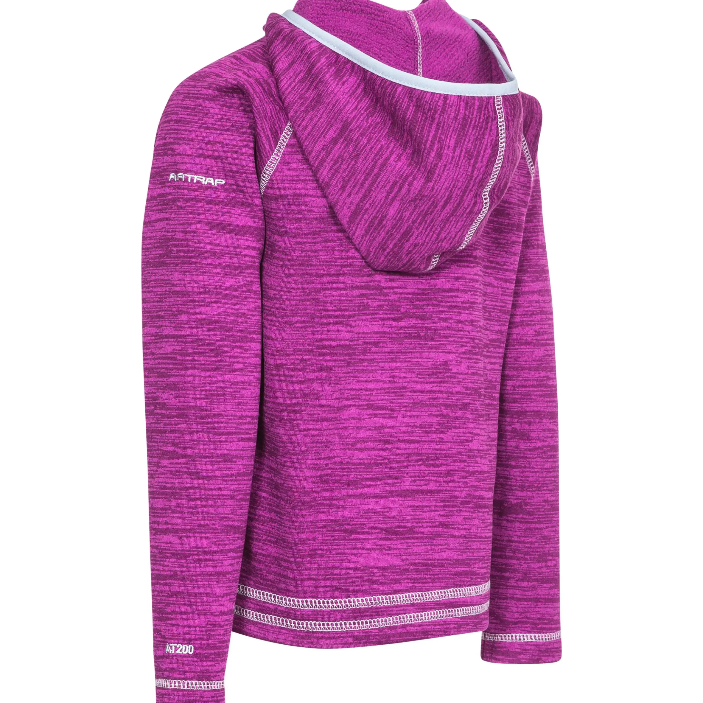 Trespass Girls Fleece Jacket with Hood Full Zip Goodness