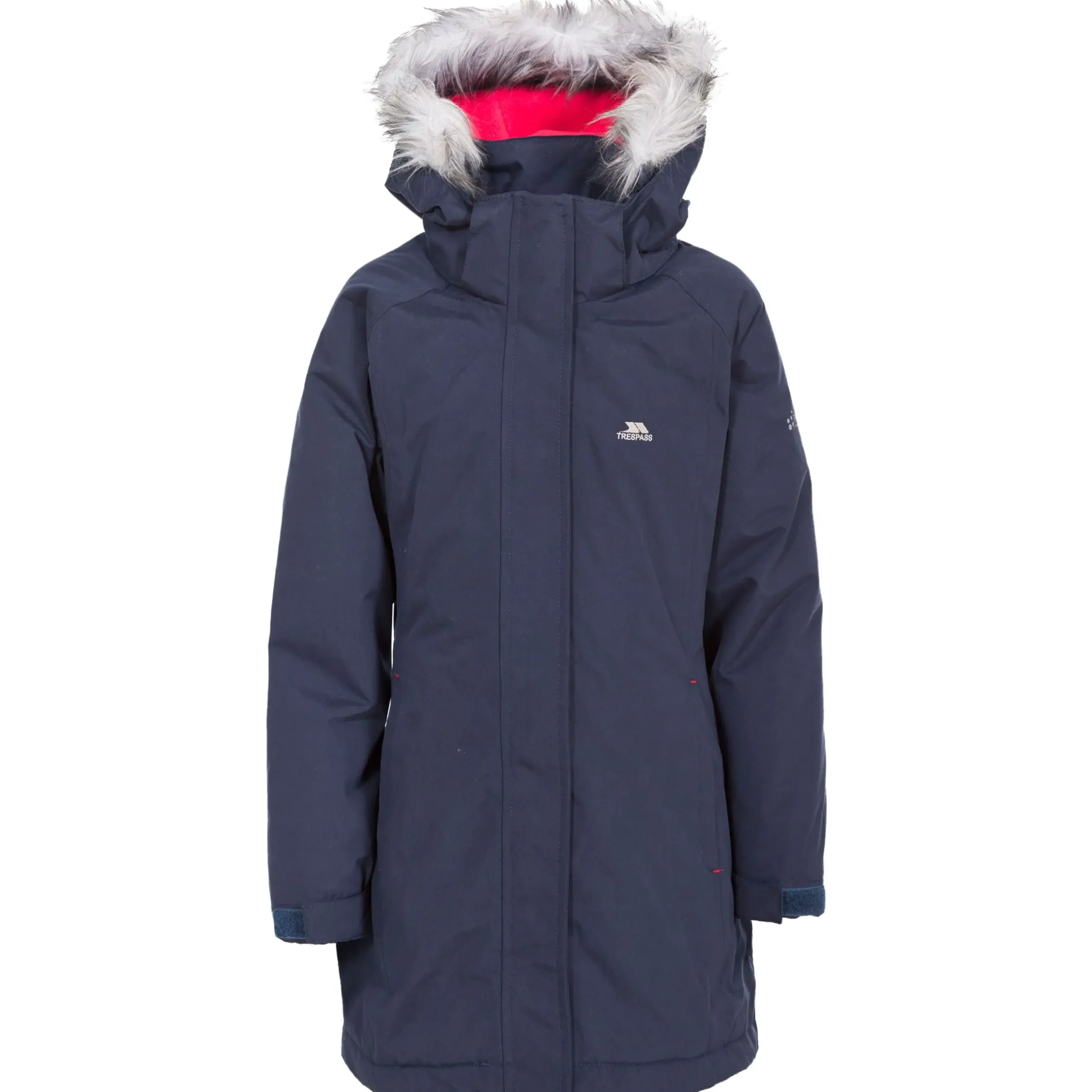 Trespass Girls Waterproof Parka Jacket Fame