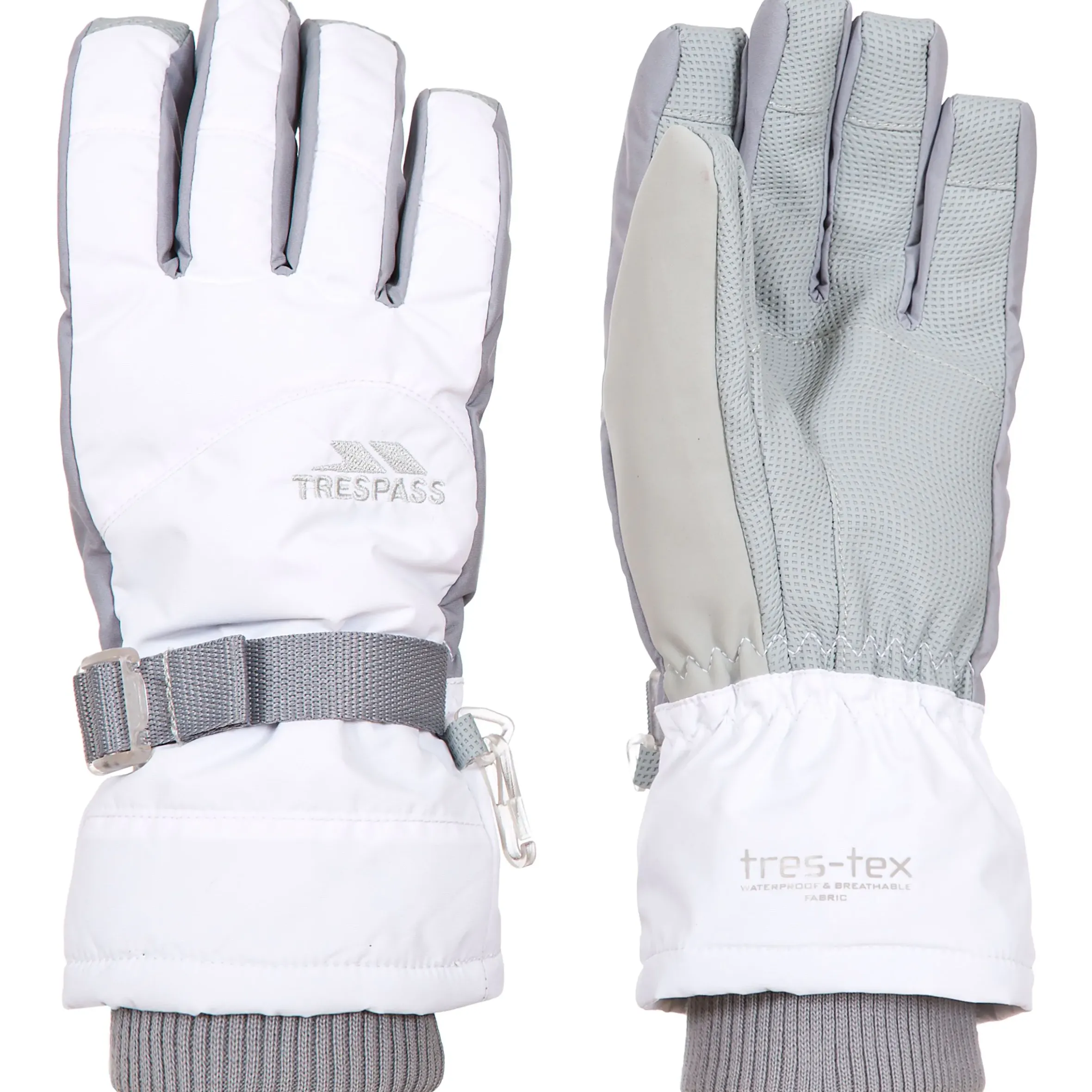 Trespass Girls Youth Waterproof Ski Gloves Vizza II