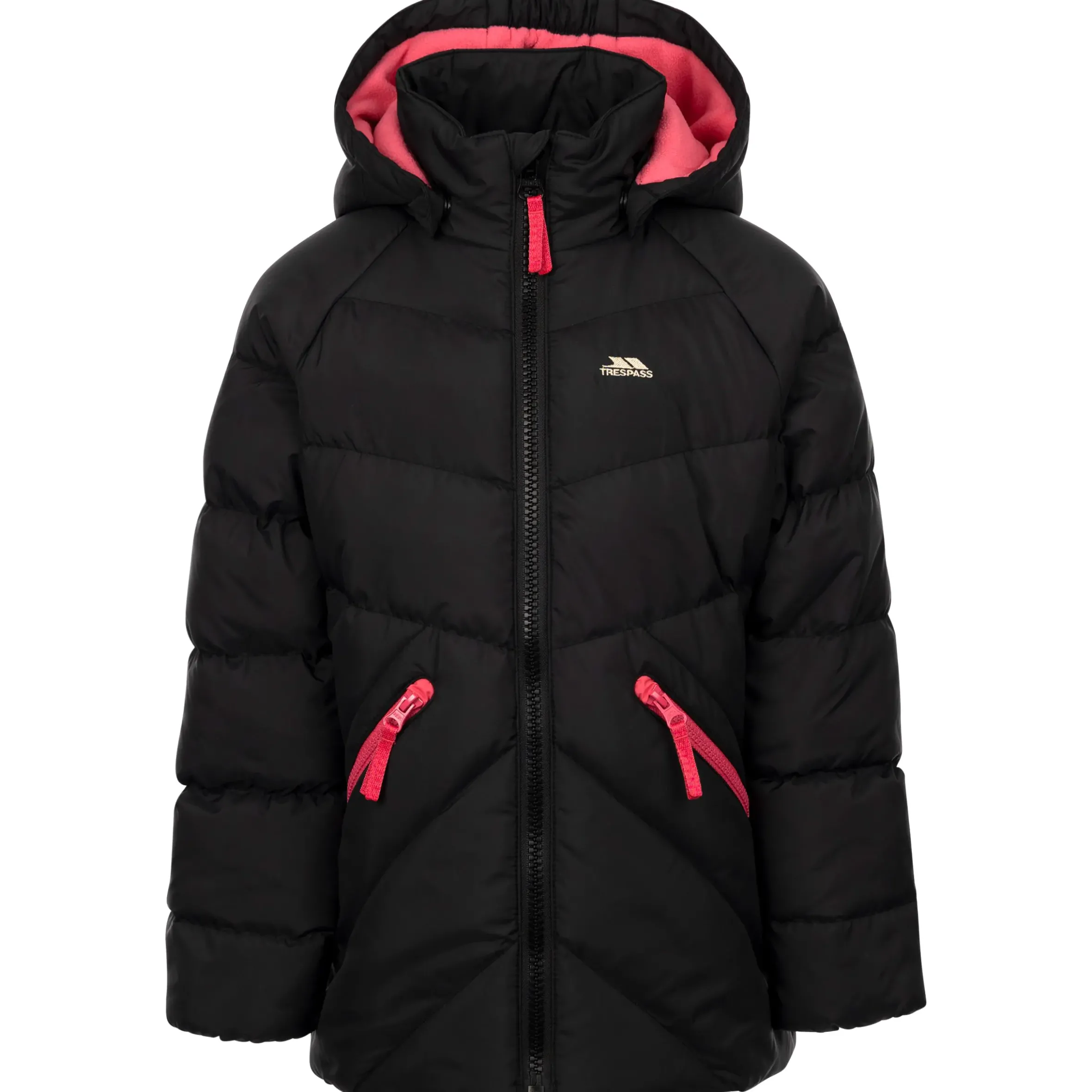 Trespass Kids Hooded Casual Jacket Annah