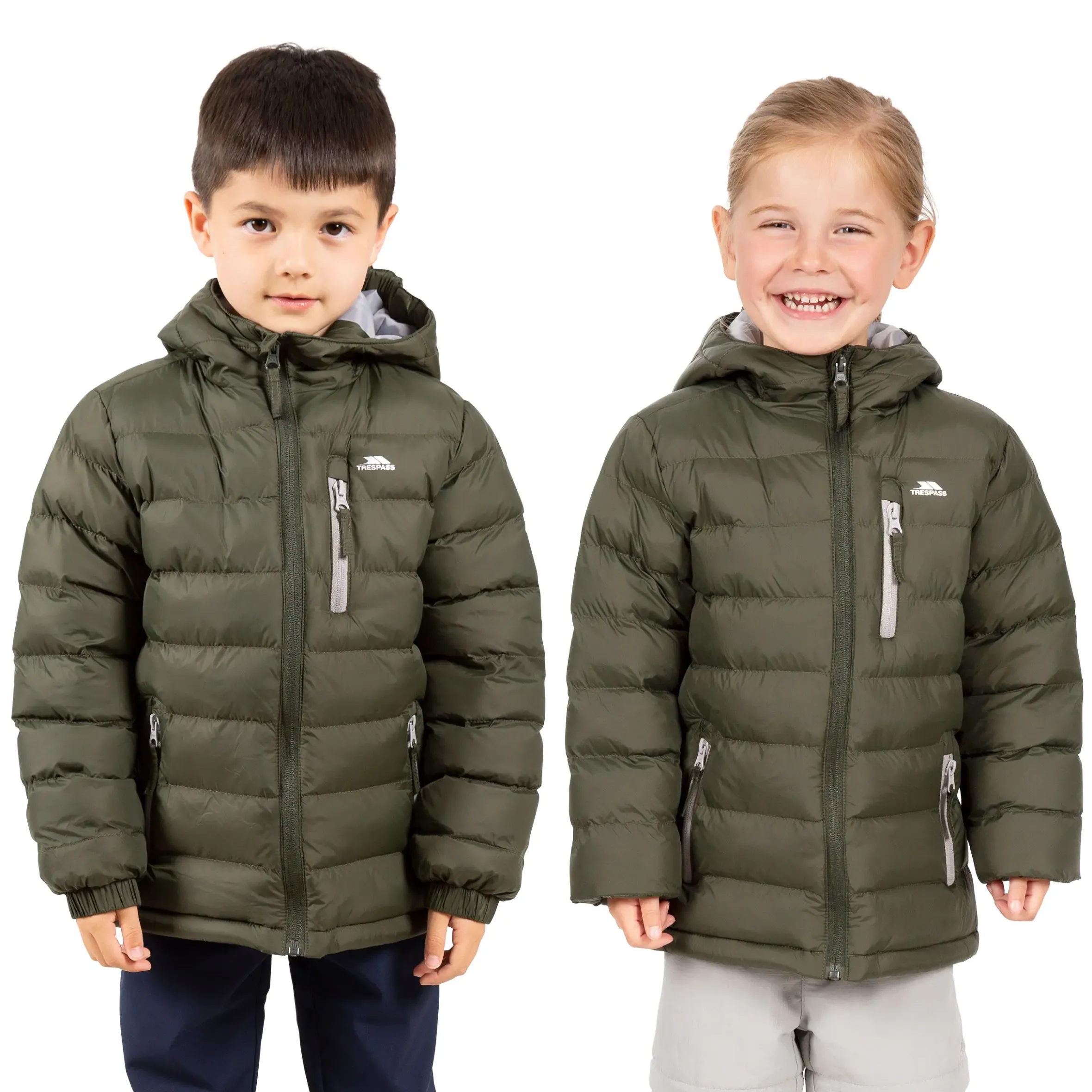 Trespass Kids Padded Winter Jacket Aksel