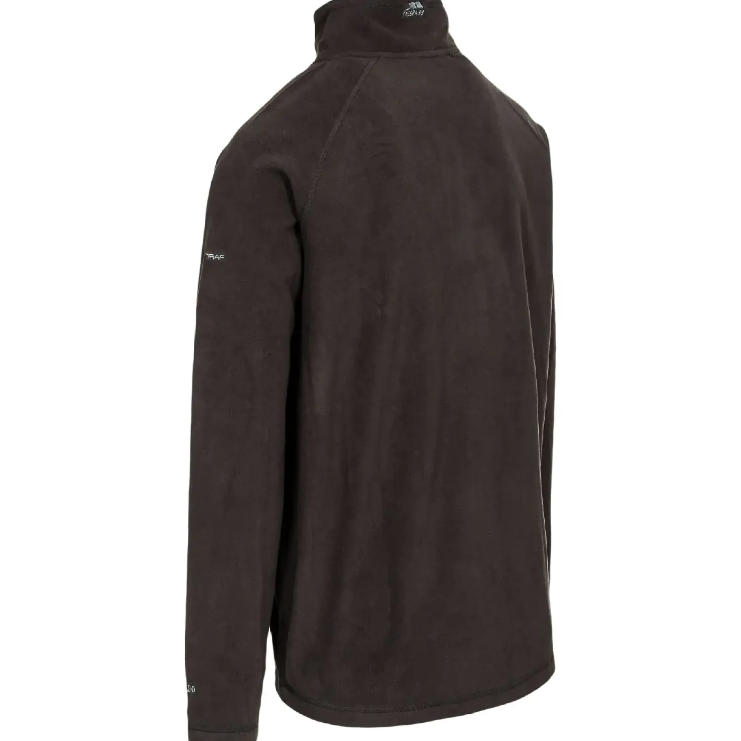 Trespass Mens 1/2 Zip Microfleece Blackford