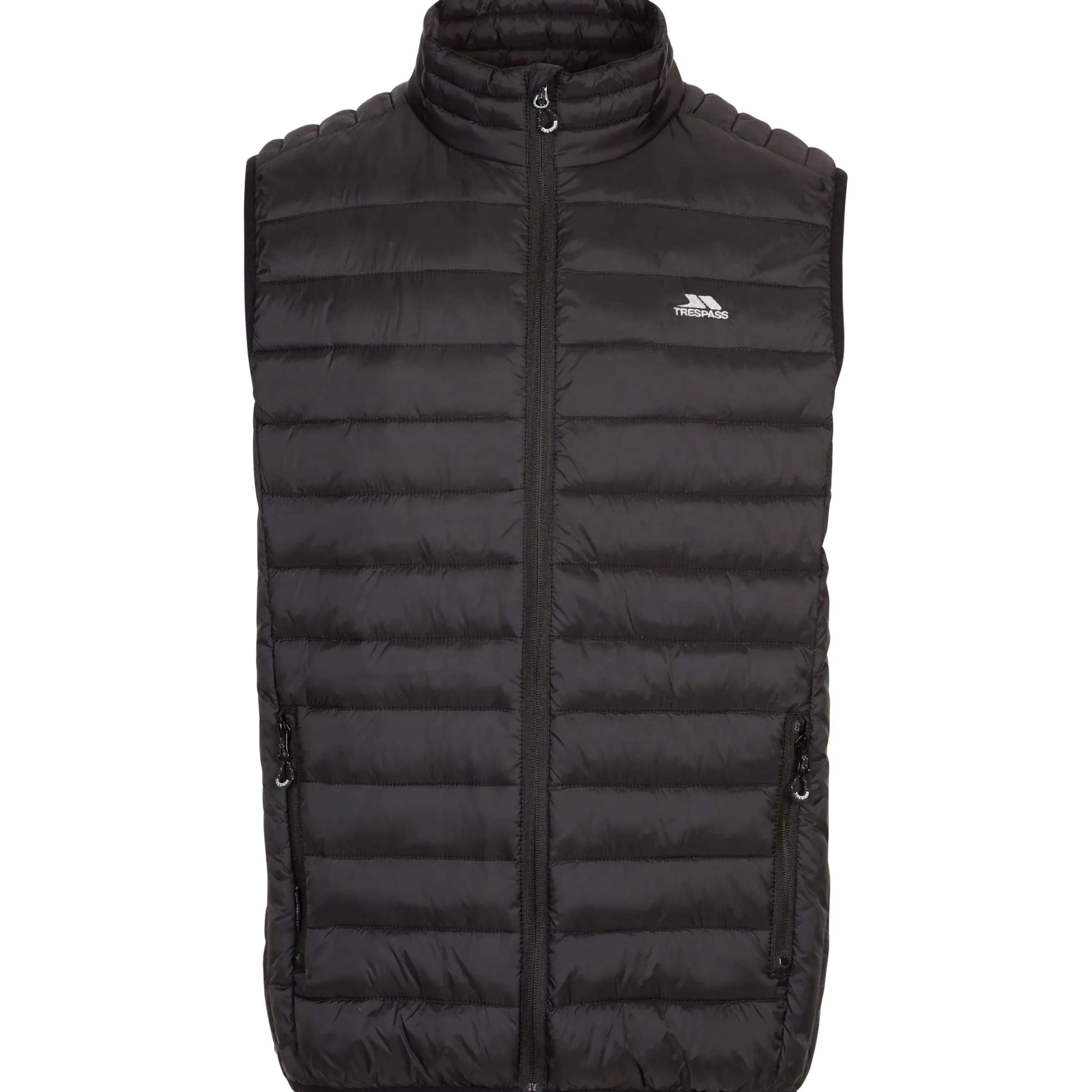 Trespass Mens Gilet Padded Packaway 2 Zip Pockets Gallenton