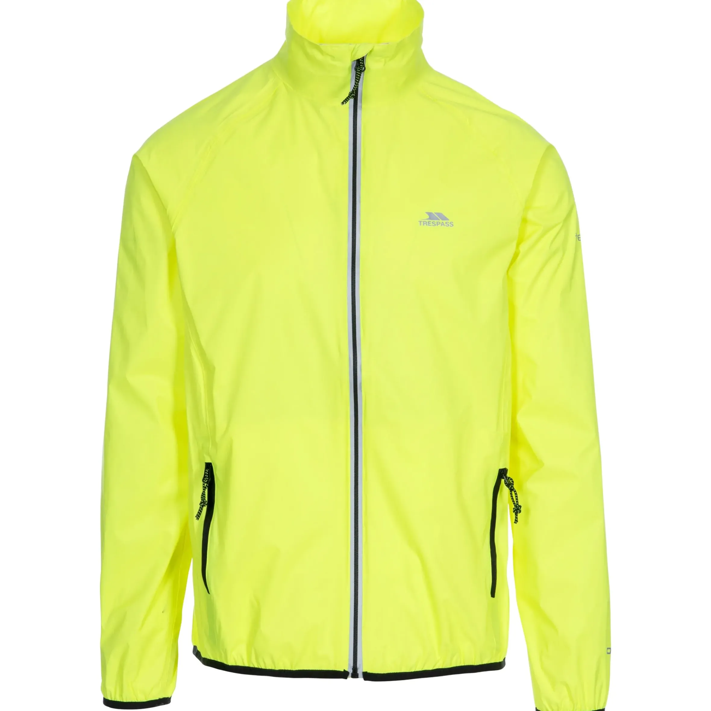 Trespass Mens Hi Vis Waterproof Jacket Retract
