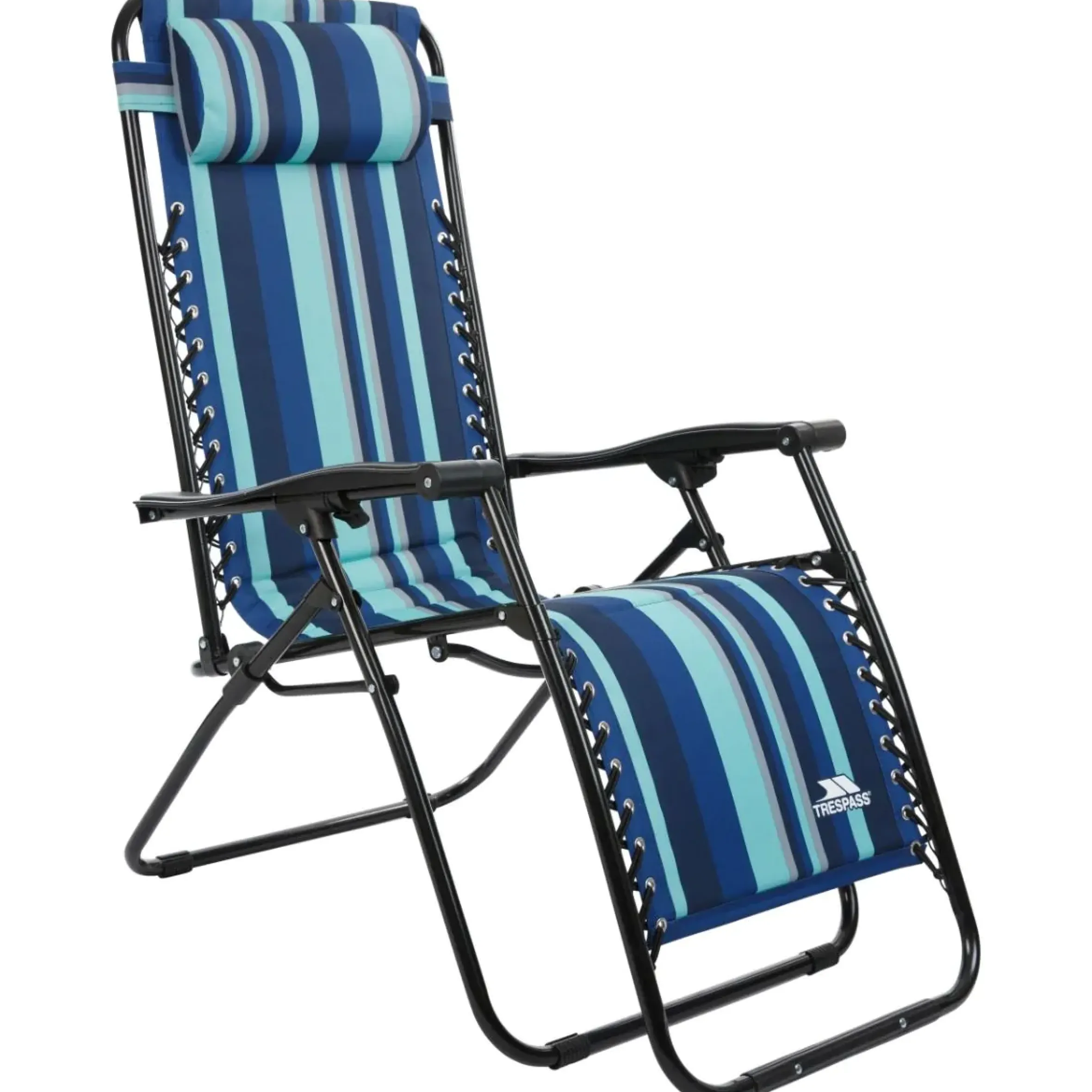 Trespass Padded Reclining Sun Lounger Chair Glentilt