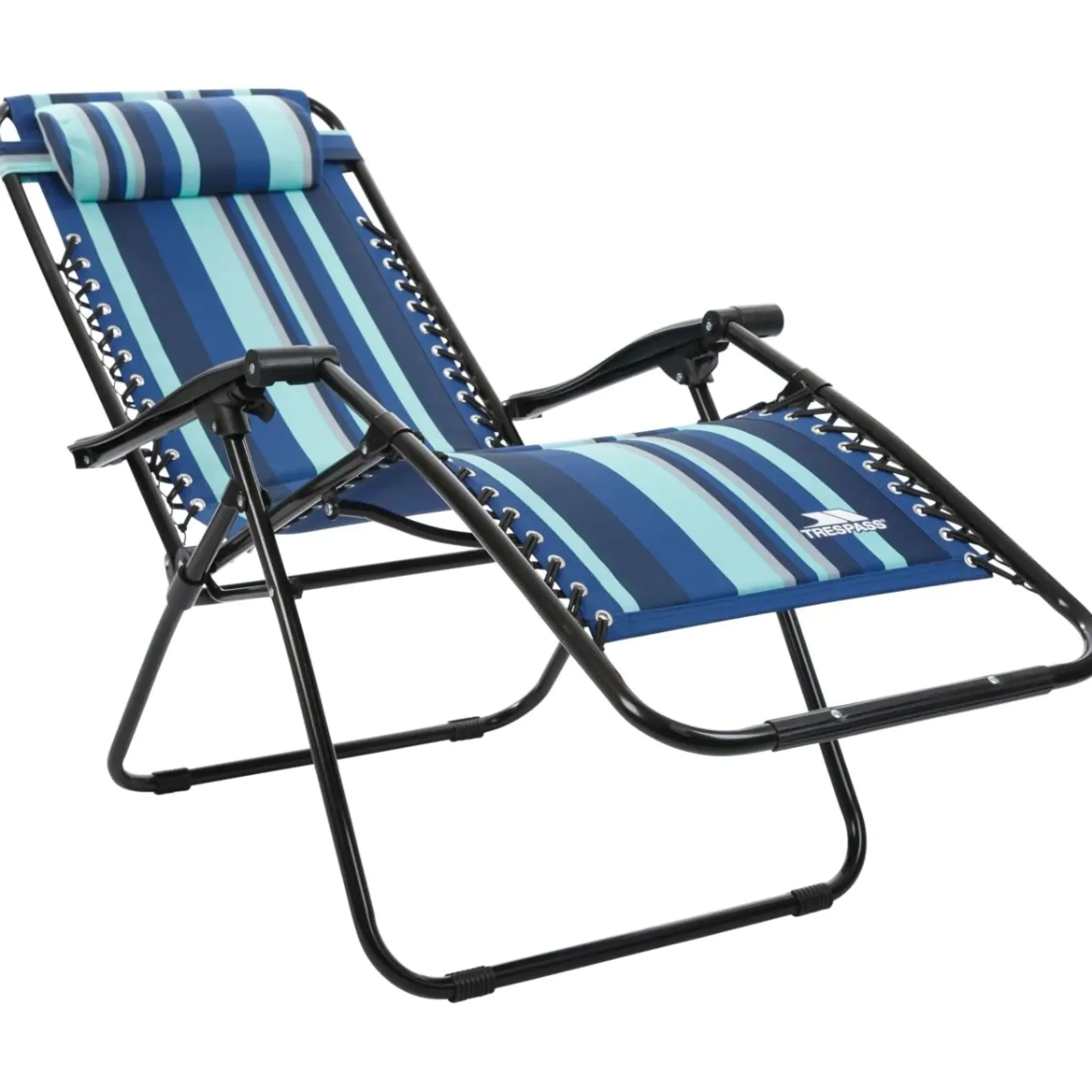 Trespass Padded Reclining Sun Lounger Chair Glentilt