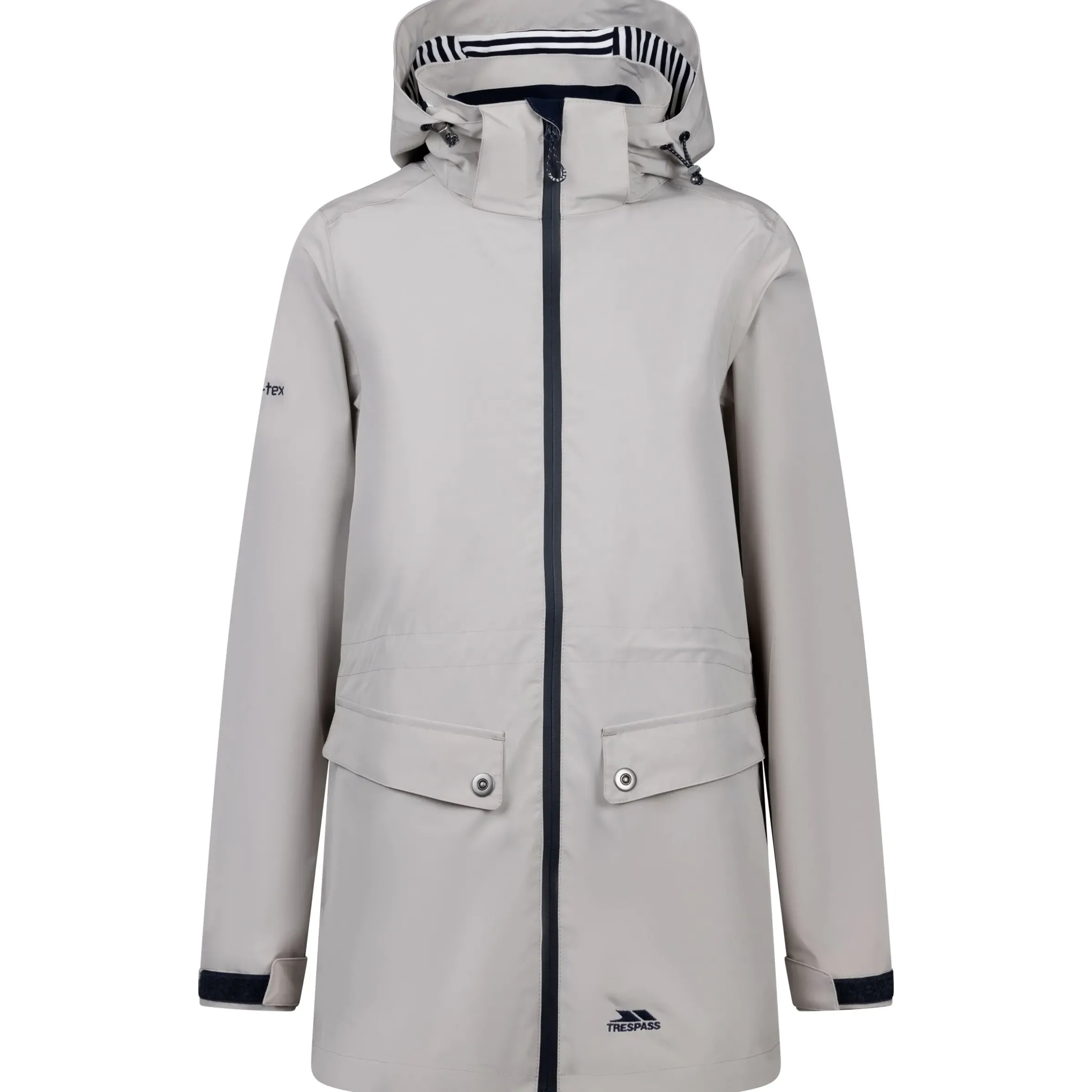 Trespass Womens Hooded Waterproof Jacket Tiverton
