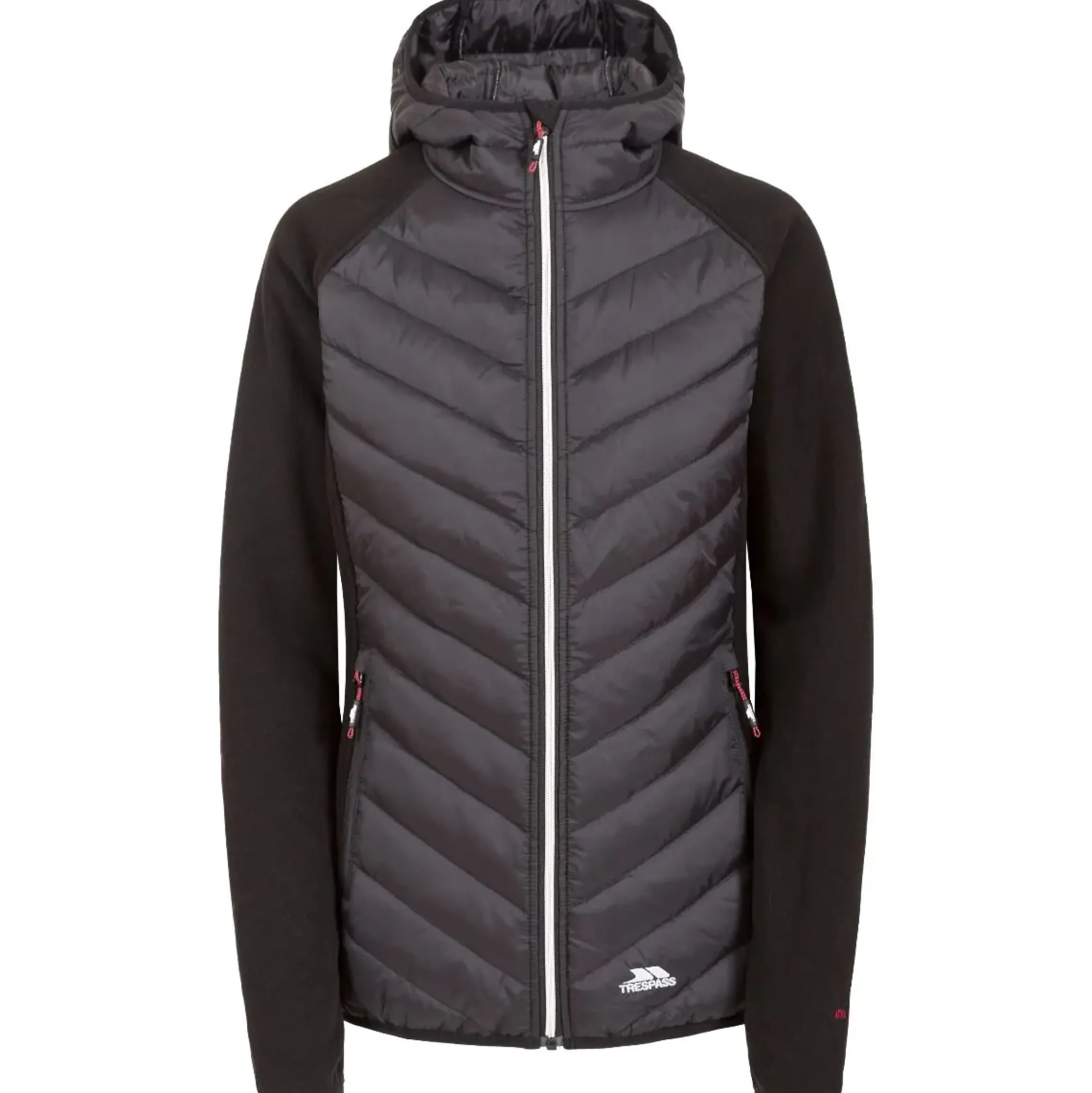 Trespass Womens Quilted Hooded Jacket Boardwalk