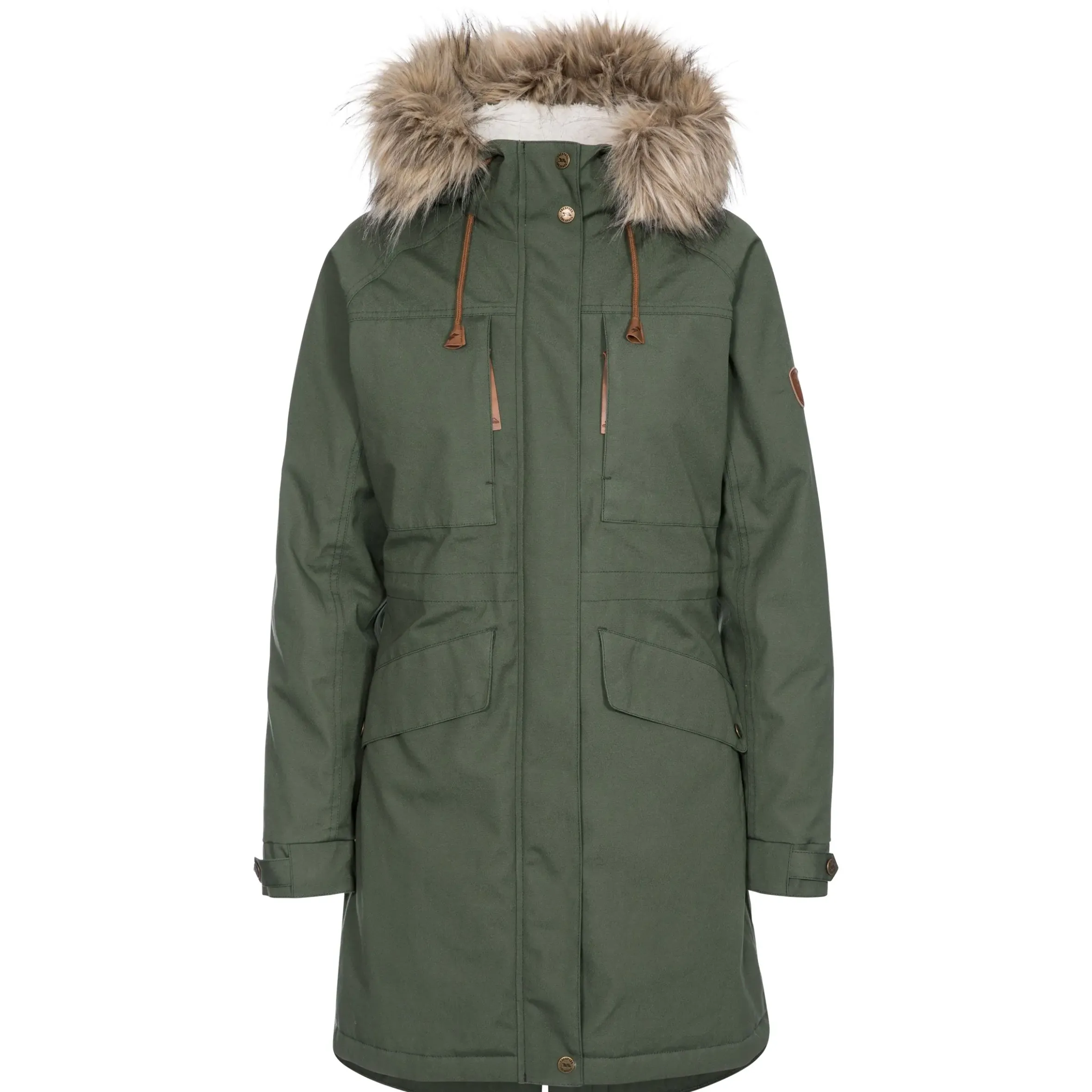 Trespass Womens Waterproof Parka Jacket Faithful