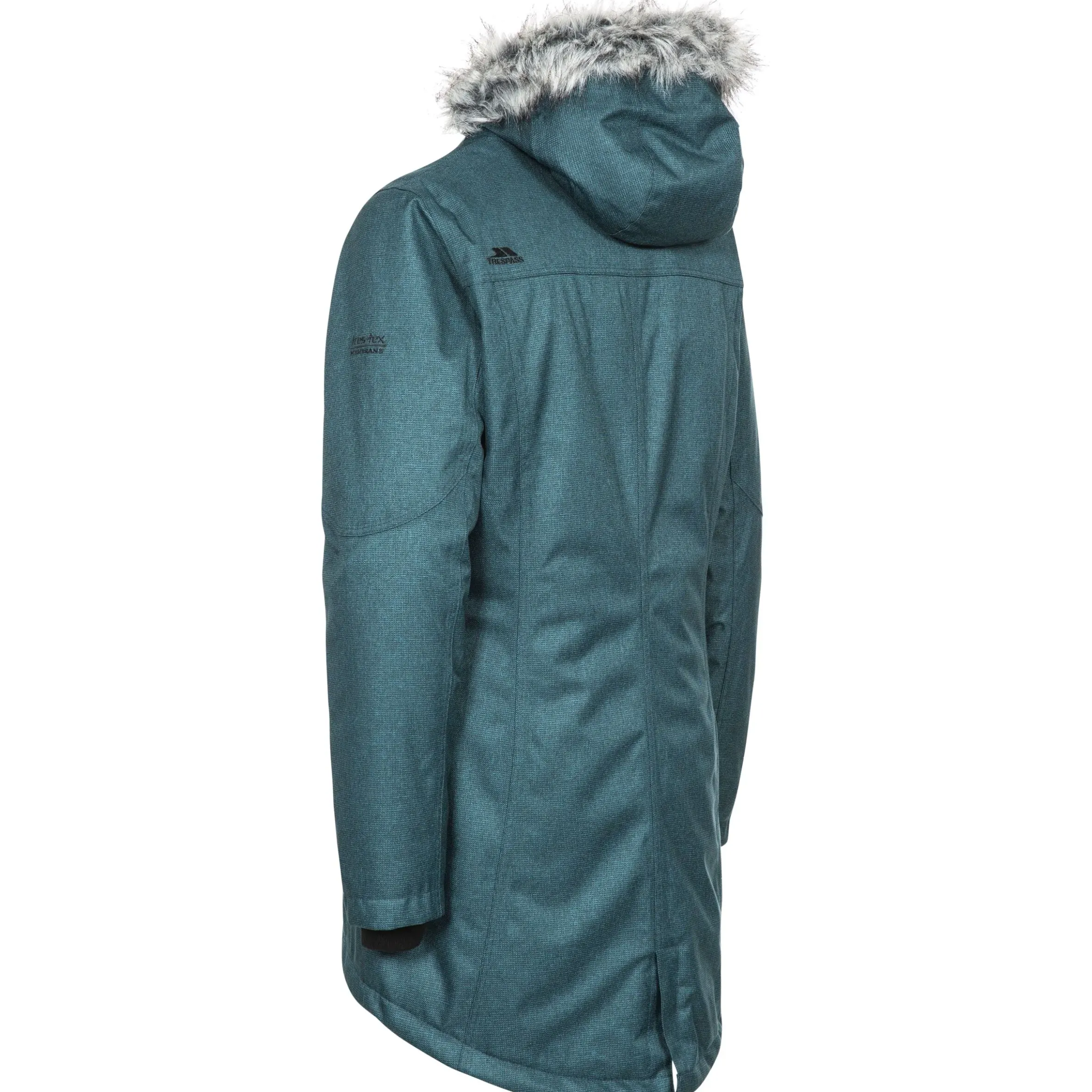 Trespass Womens Waterproof Parka Jacket Thundery